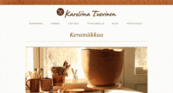 Desktop Screenshot of karoliinatuovinen.com